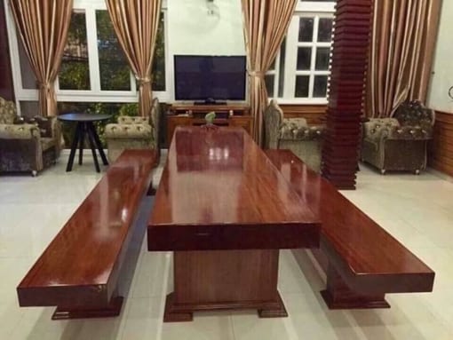 Mẫu Bàn Ghế Gỗ MT-3058